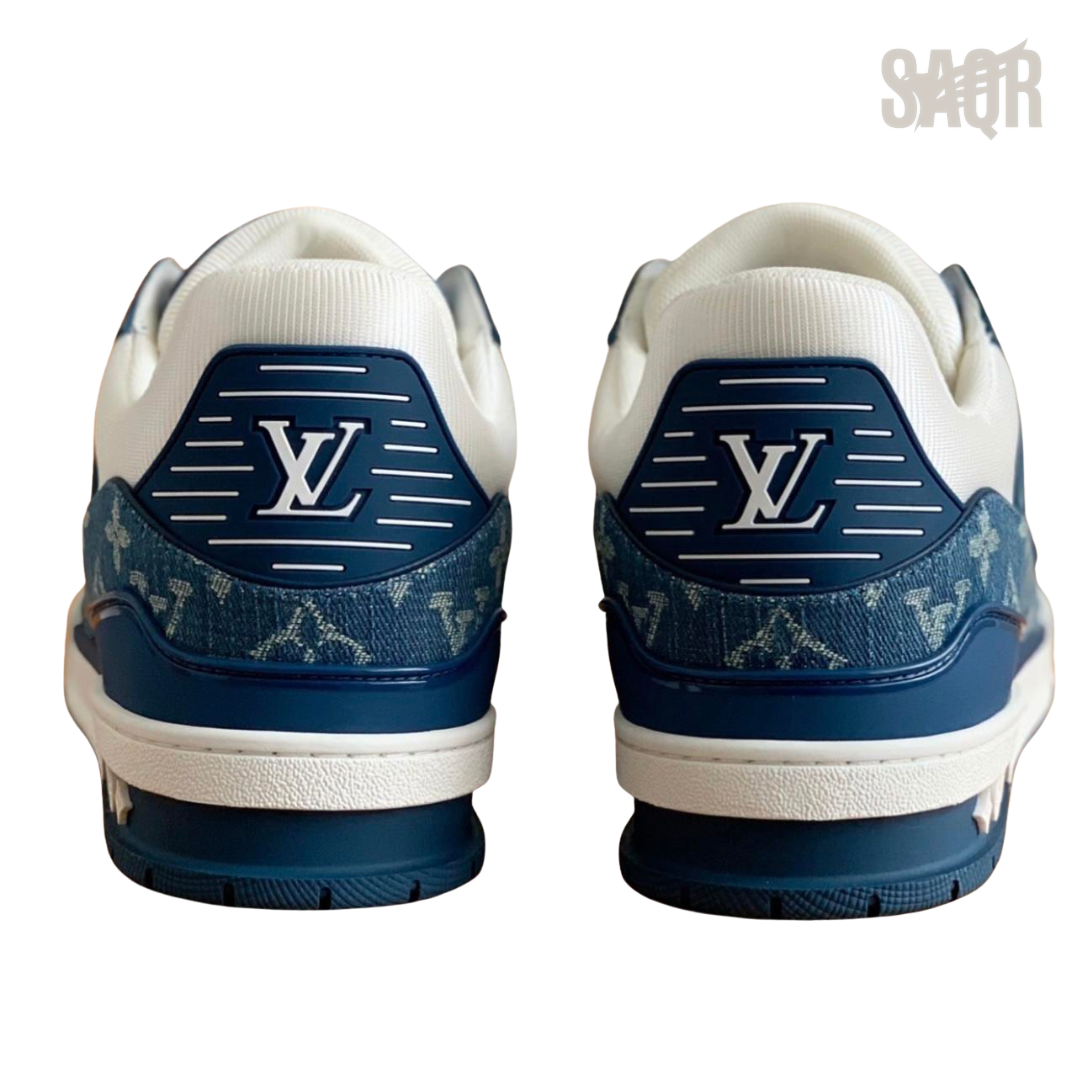 Louis Vuitton LV Trainer Sneakers – Denim Blue - View 3