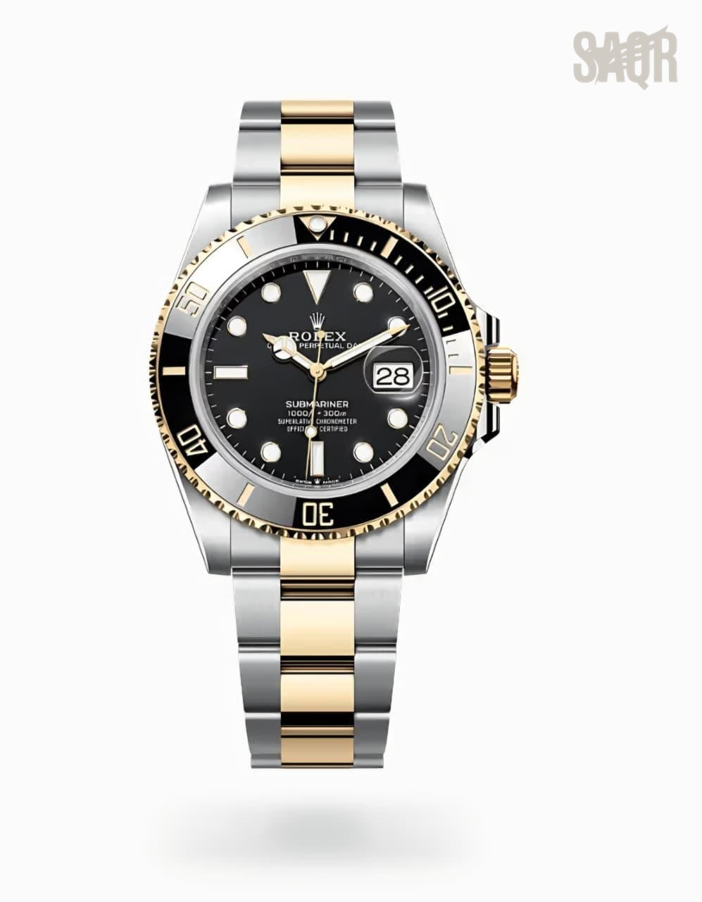 Rolex | Submariner Date Watch – Yellow / Gold / Royal Blue – Product Image 1