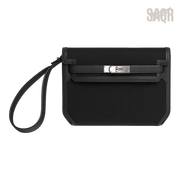 Hermès Depeche 25 Pouch – Noir / Noir - View 1