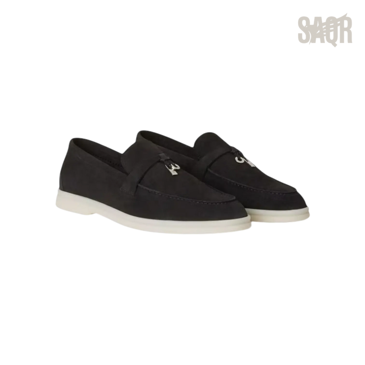 Loro Piana Summer Charms Loafers – Caviar - View 1