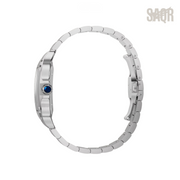Cartier Watch | Santos de Steel Blue Dial