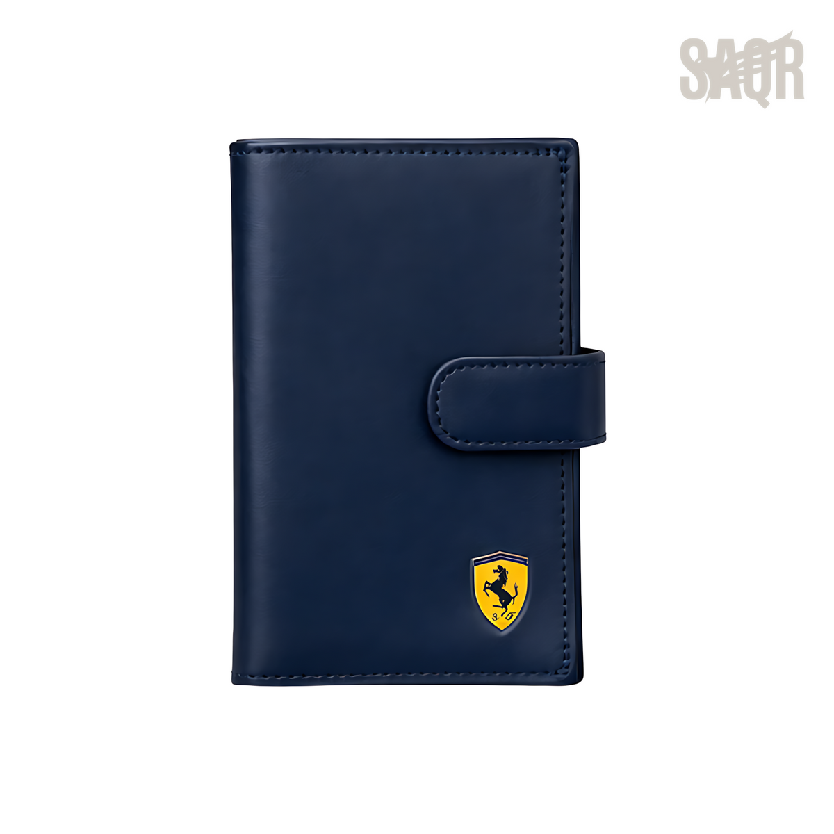 Ferrari Bag | Blue Leather Horse Wallet