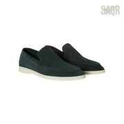Loro Piana Summer Walk Loafers – Dark Green - View 1