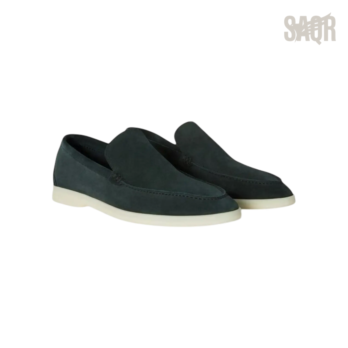 Loro Piana Summer Walk Loafers – Dark Green - View 1