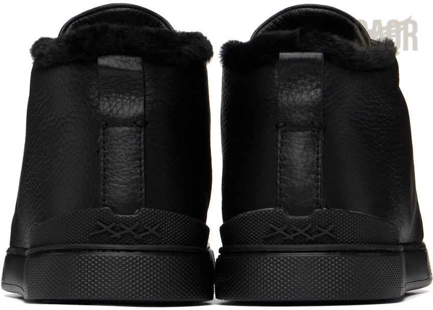 Zegna Footwear | Shearling-Lined Black