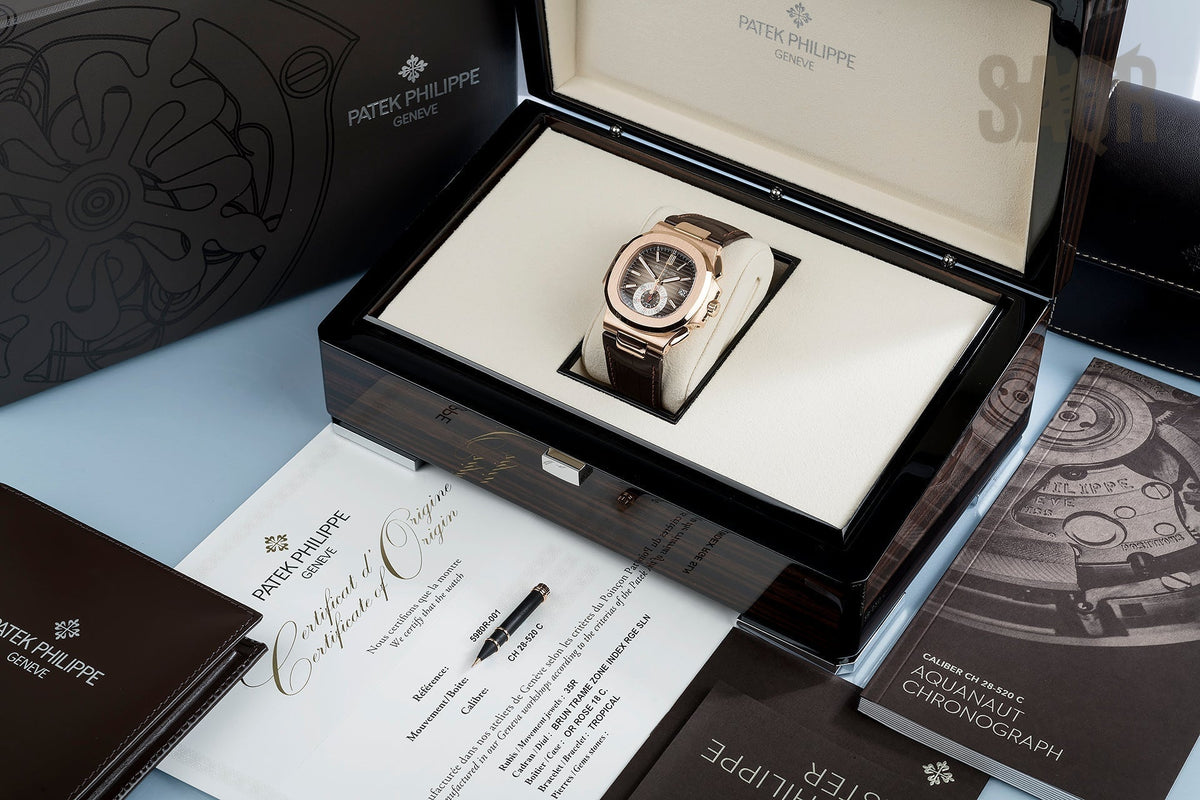 Patek Watch | Nautilus Chronograph Rose Gold