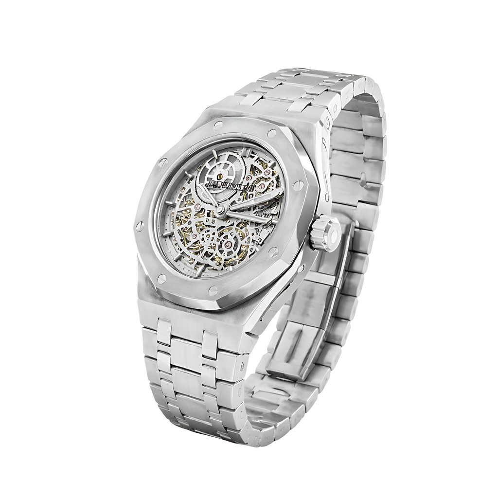 Audemars Piguet Watch | Audemars Piguet Royal Oak Jumbo Extra-Thin Openworked Silver