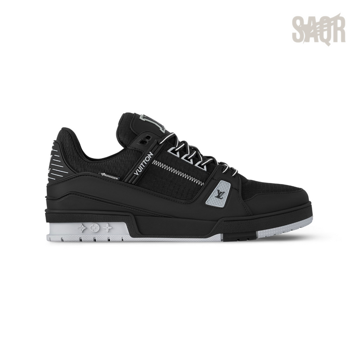 Louis Vuitton LV Trainer Sneakers – Black & Grey - View 1