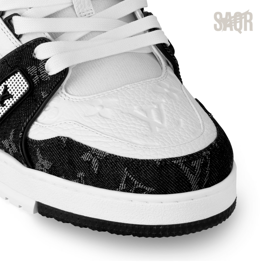 Louis Vuitton LV Trainer Sneakers – Black & White - View 2