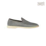 Loro Piana Summer Walk Loafers – Gull Gray - View 2