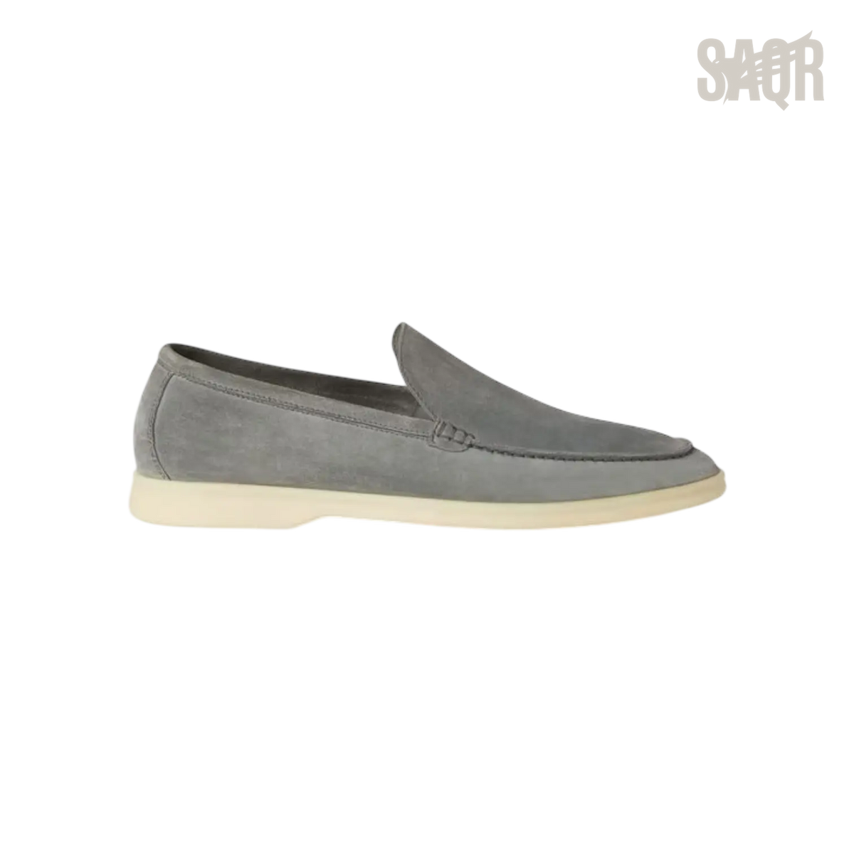 Loro Piana Summer Walk Loafers – Gull Gray - View 2