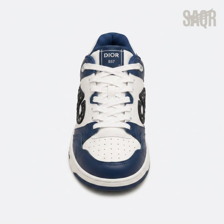 Dior B57 Low-Top Sneaker – CD30 Signature – Navy Blue & White - View 1