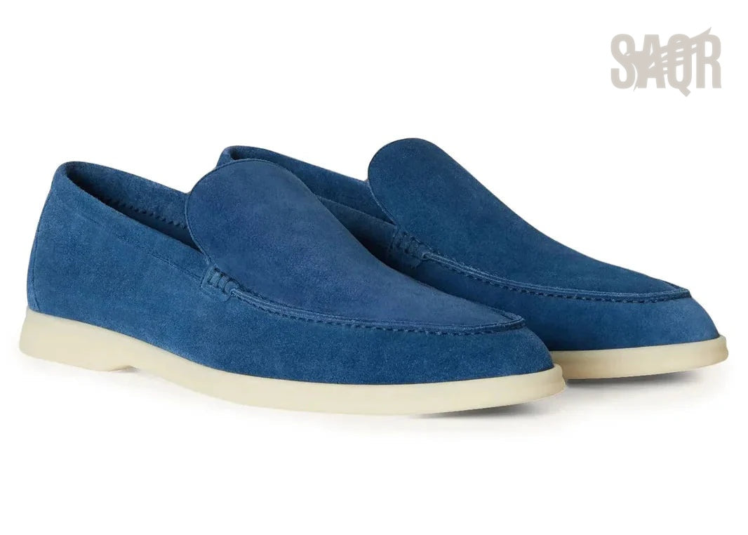 Loro Piana Footwear | Summer Walk Navy Blue