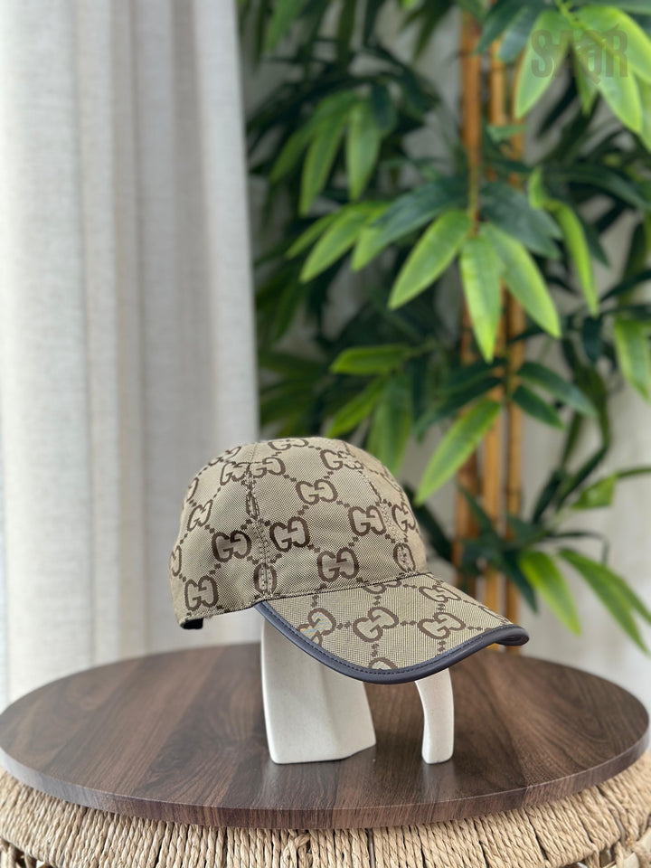 Gucci Jumbo GG Denim Baseball Hat (Blue/Ivory)