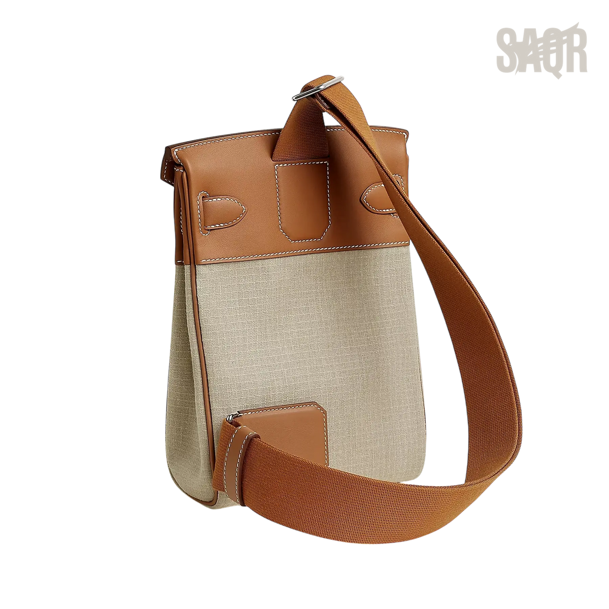 Hermès HAC À Dos Backpack – Ficelle / Gold - View 2