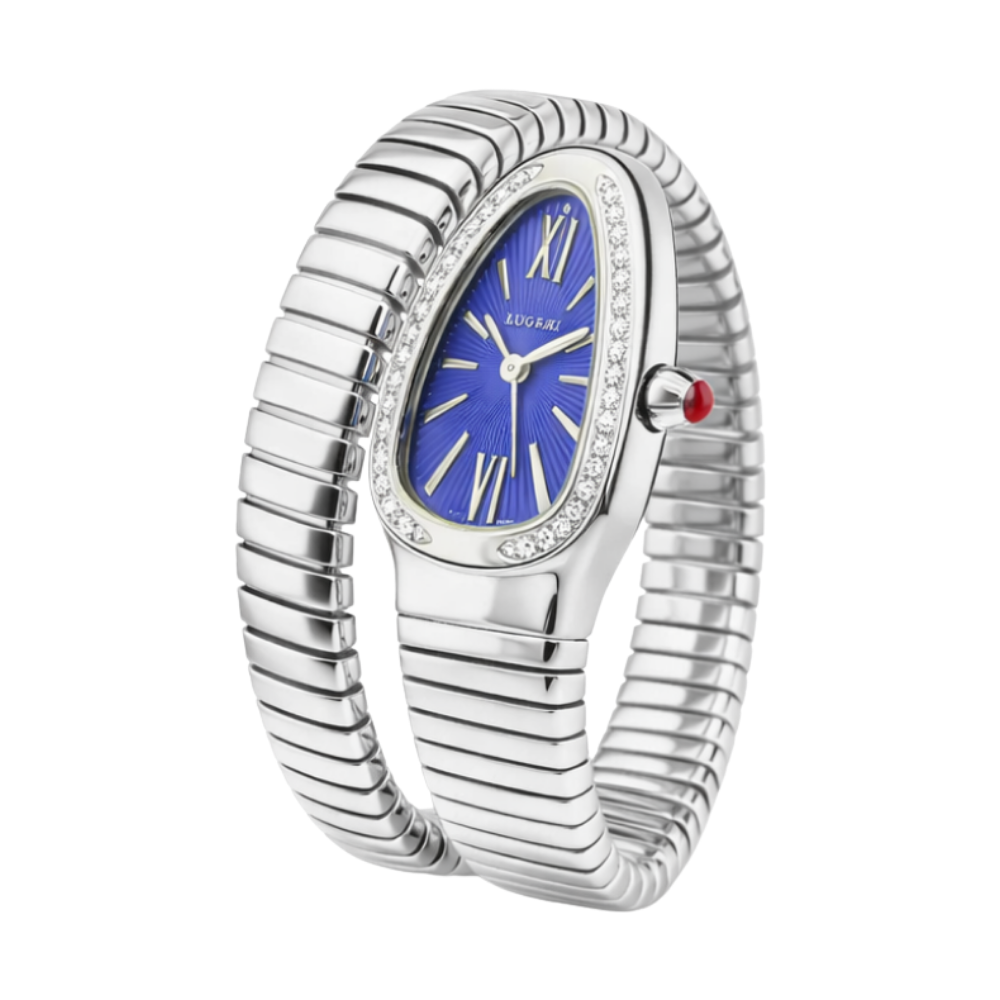 Bvlgari Watch | Serpenti Tubogas Blue Dial Silver Steel