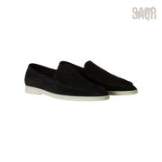 Loro Piana Summer Walk Loafers – Black - View 1