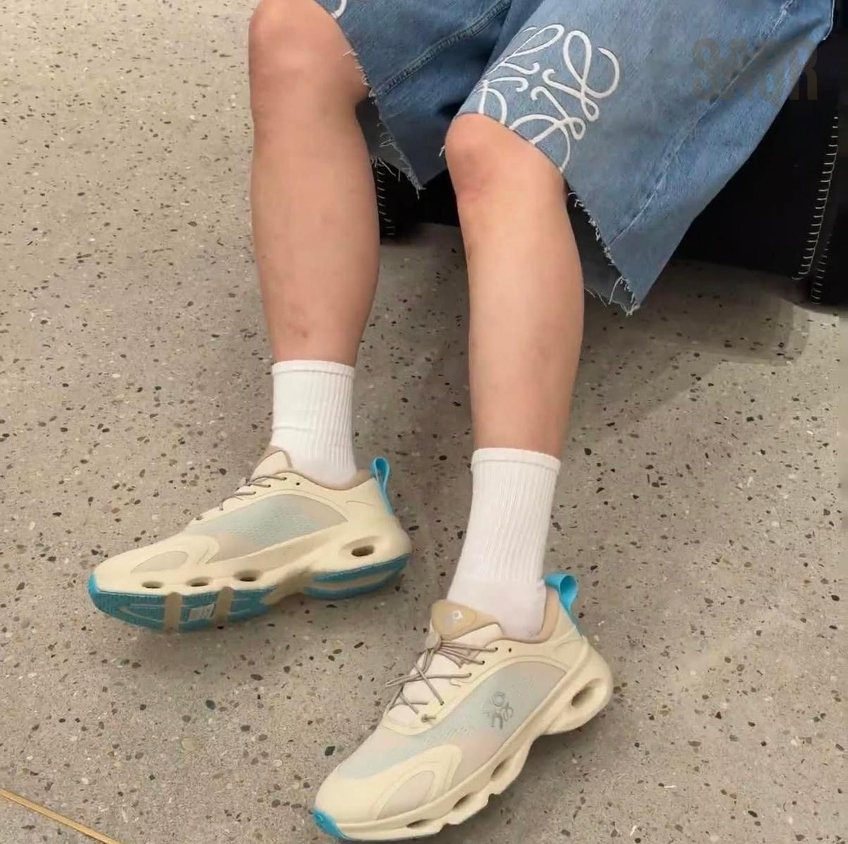 On Cloud | Cloud Rubber Trimmed Recycled Mesh Sneakers – Product Image 1