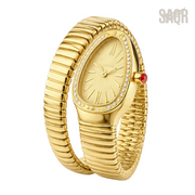 Bvlgari Watch | Serpenti Tubogas Gold Dial