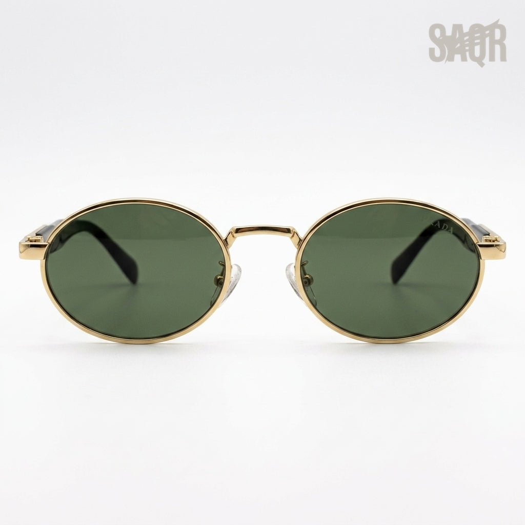 Prada Sunglasses PR 65ZS ZVN70L – Dark Green Lenses - View 1