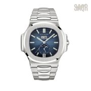 Patek Watch | Nautilus Annual Calendar, Blue Dial