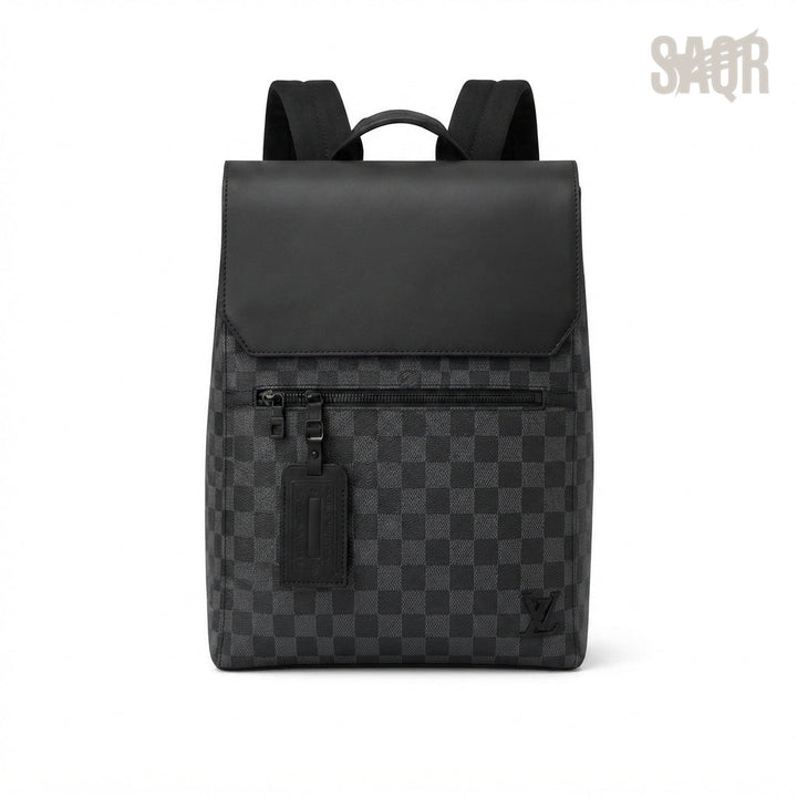 Louis Vuitton Backpack – Grey & Black - View 2