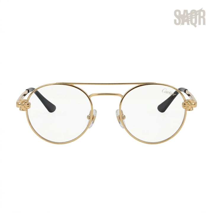 Cartier Sunglasses Round-Frame – Gold-Tone - View 1