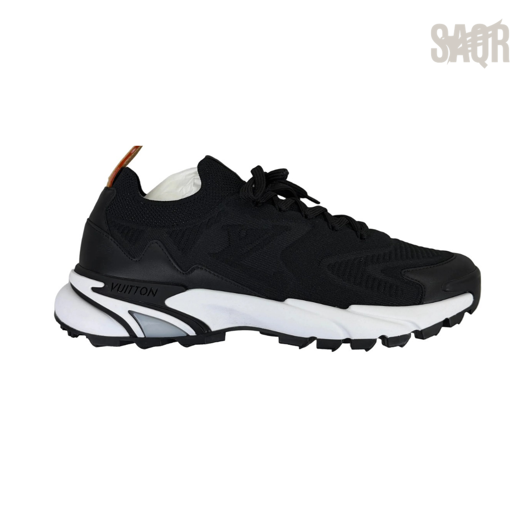 Louis Vuitton LV Tatic Knit Sneakers – Black & White - View 1