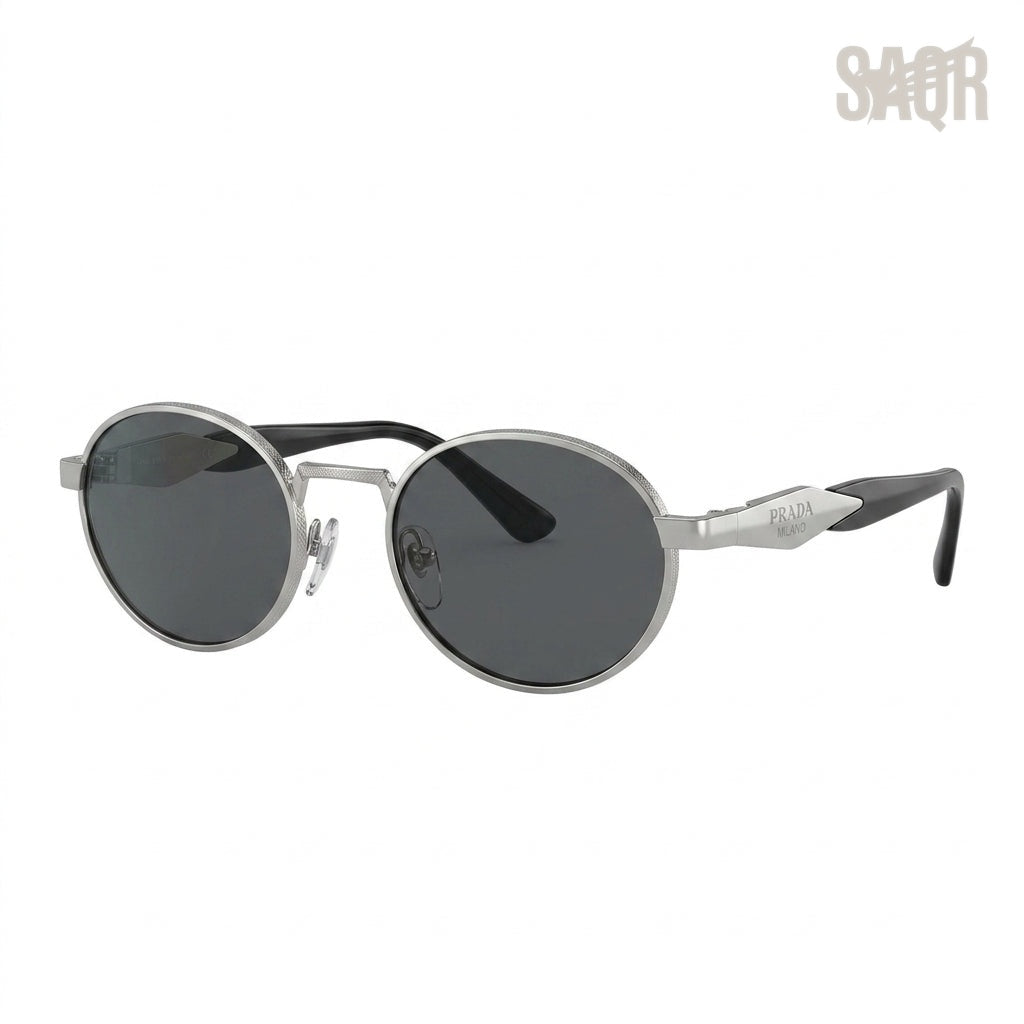 Prada Sunglasses Silver-Tone – Dark Grey Lenses - View 1