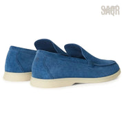 Loro Piana Summer Walk Loafers – Blue - View 3