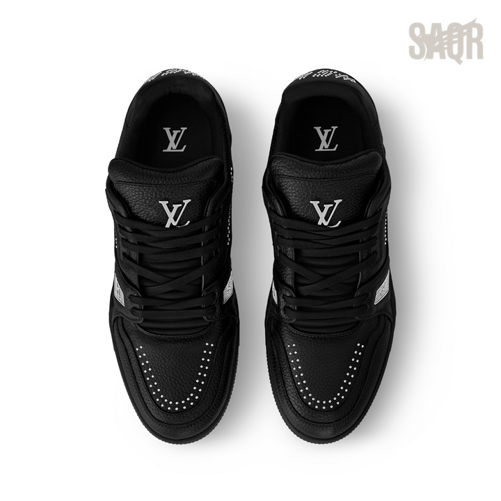 Louis Vuitton LV Trainer Leather Sneakers – Black - View 2