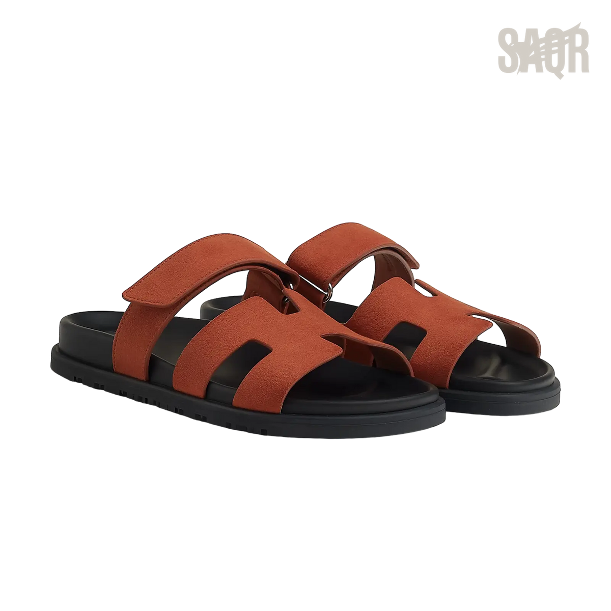 Hermès Chypre Sandals – Orange Canyon - View 1