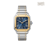 Cartier Watch | Santos de Two-Tone Blue Dial