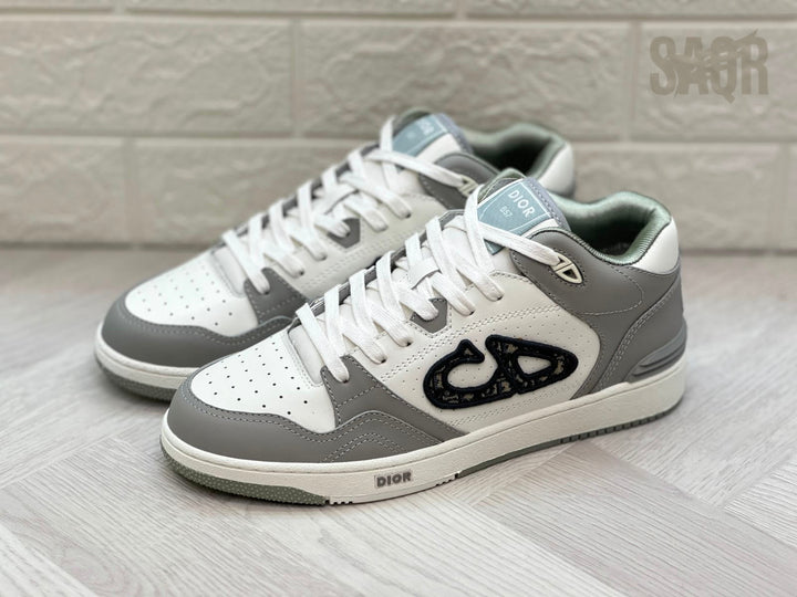Dior B57 Low-Top Sneaker – White & Grey - View 1