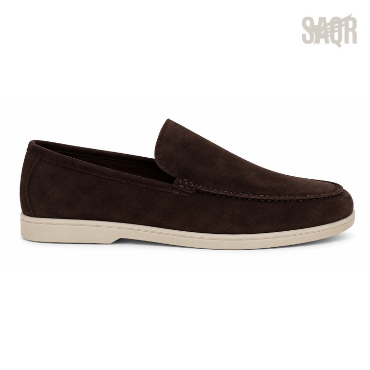Loro Piana Summer Suede Shoes – Chocolate Brown - View 1