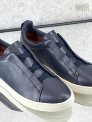Zegna TrailFlex Suede Slip-On Sneakers – Sandstone Edition