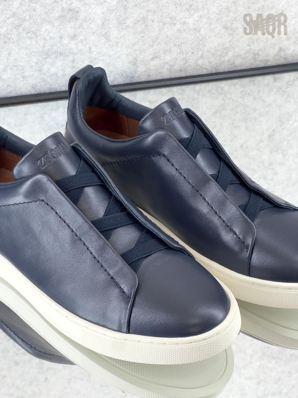 Zegna TrailFlex Suede Slip-On Sneakers – Sandstone Edition