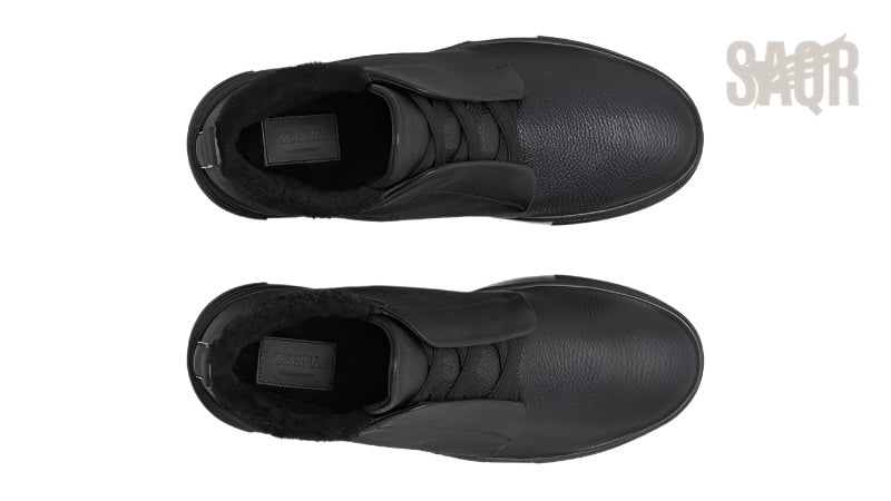 Zegna Footwear | Shearling-Lined Black