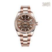 Rolex | Everose Chocolate Index Dial - Free & Fast UAE Shipping