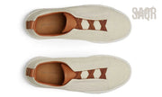 Zegna Footwear | Triple Stitch Suede White