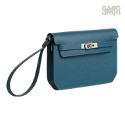 Hermès Depeche 25 Pouch – Bleu Thalassa - View 2