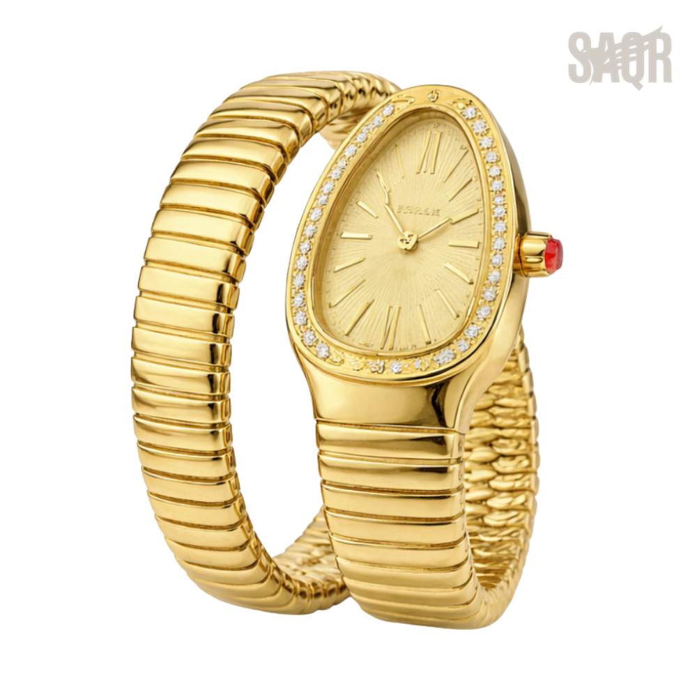 Bvlgari Watch | Serpenti Tubogas Gold Dial
