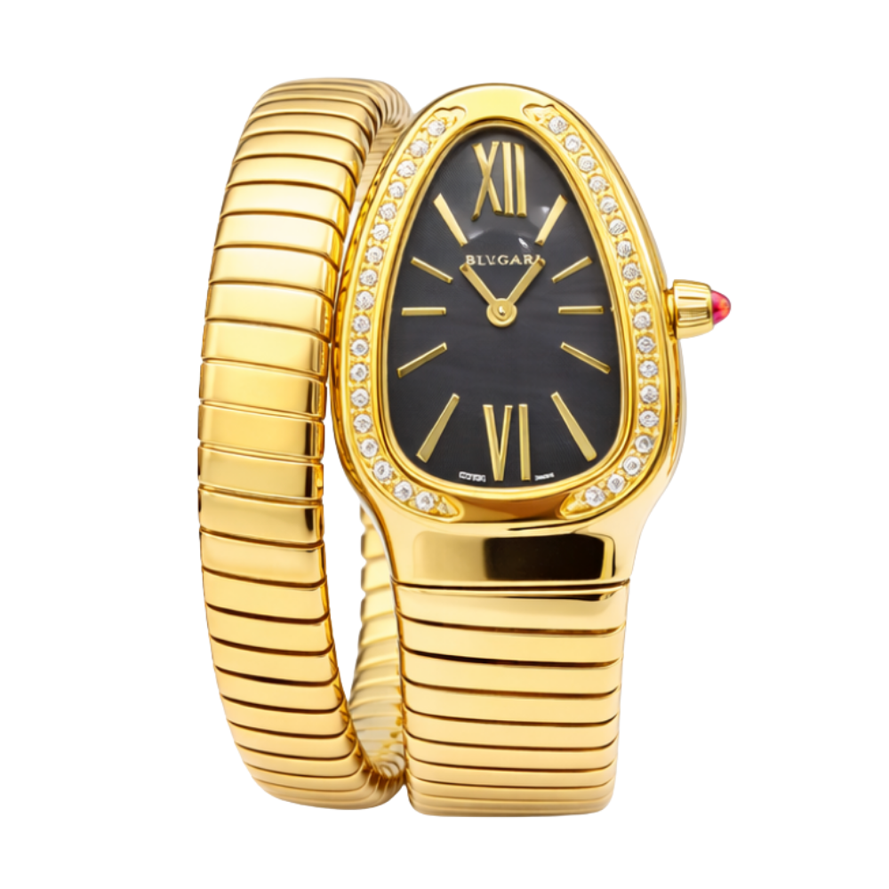 Bvlgari Watch | Serpenti Tubogas Yellow Gold Diamond