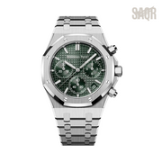 AP Watch | Royal Oak Chronograph Silver/Green Dial