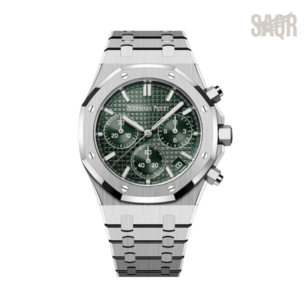 AP Watch | Royal Oak Chronograph Silver/Green Dial