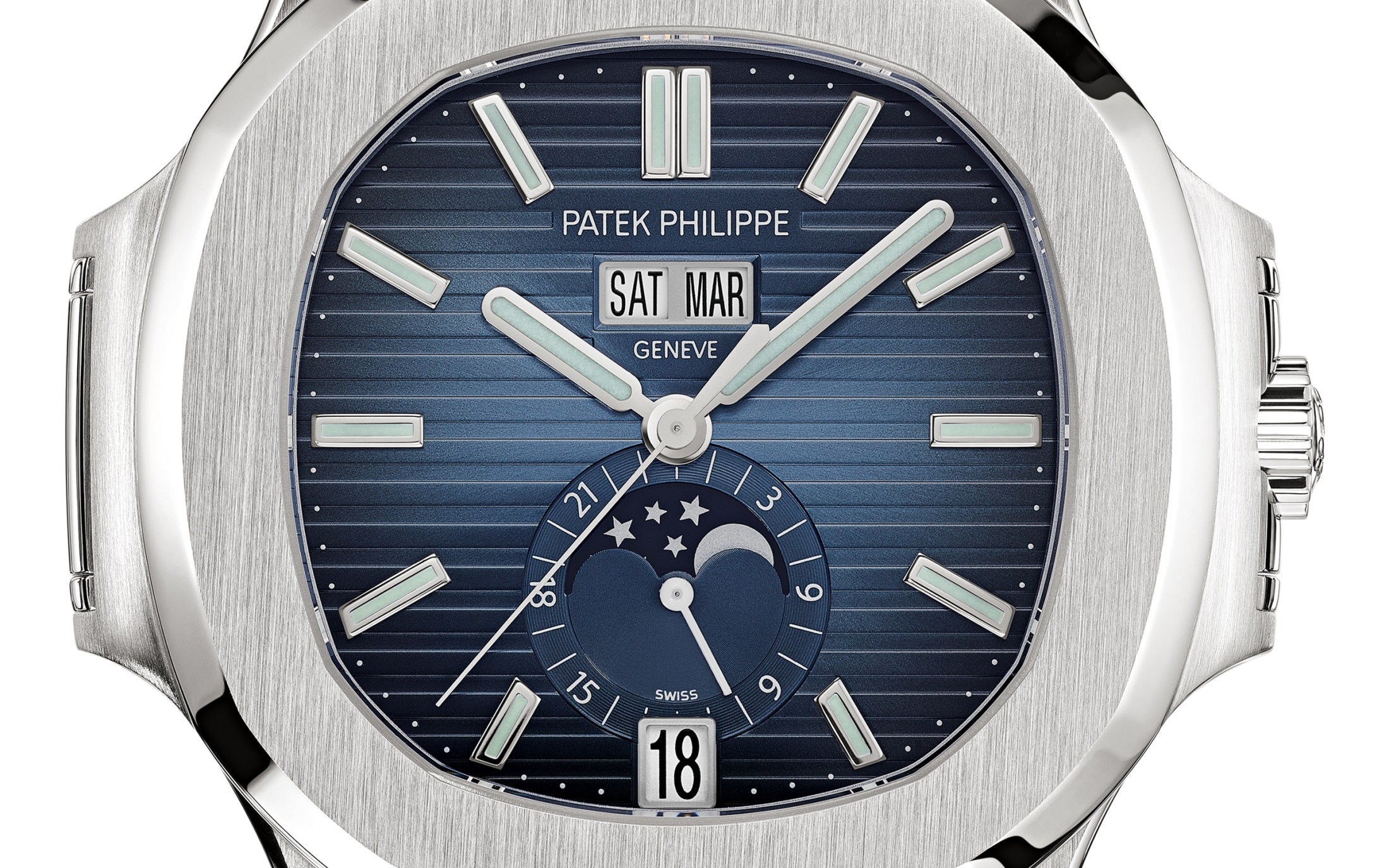 Patek Philippe | Nautilus Annual Calendar, Blue Dial