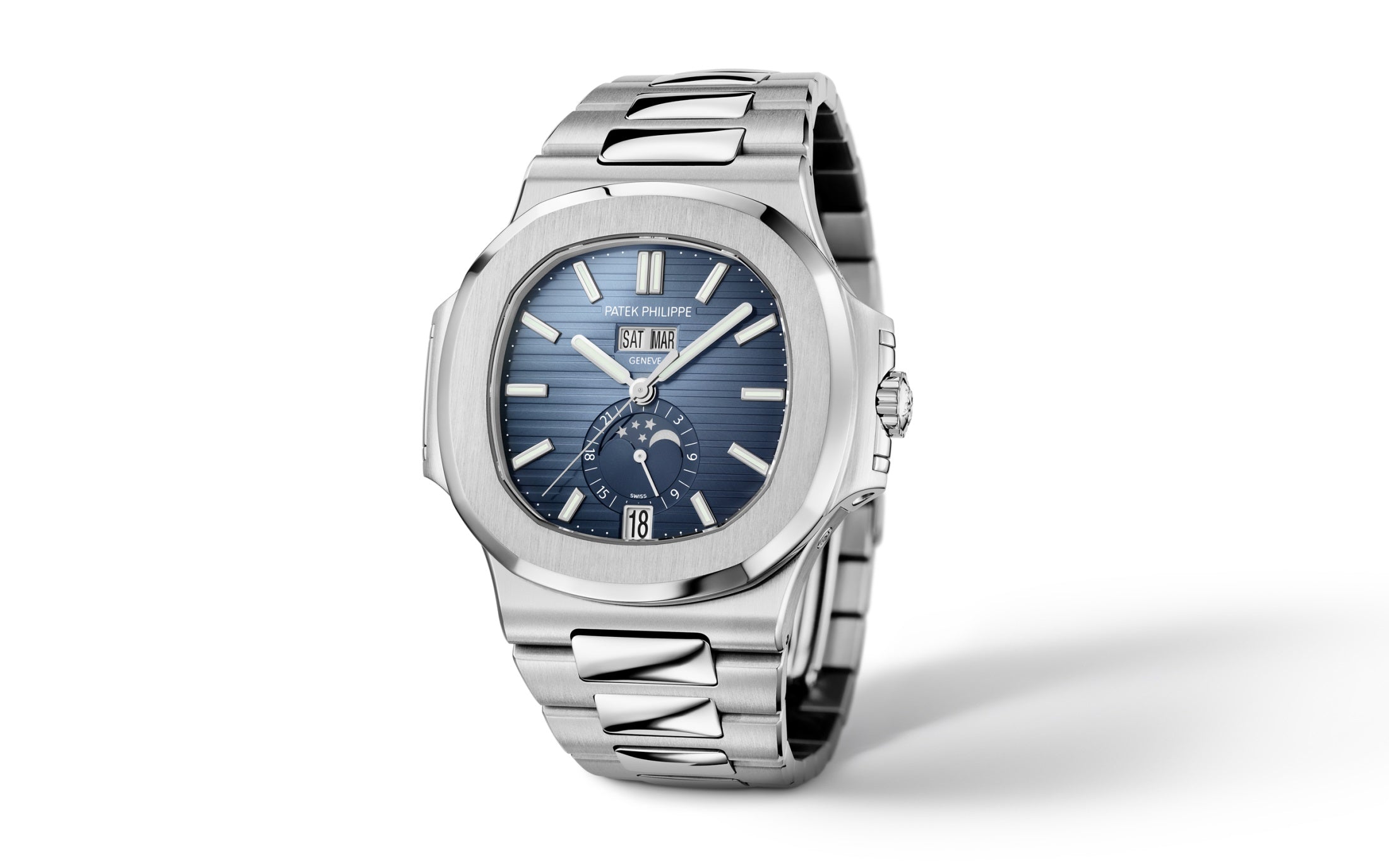 Patek Philippe | Nautilus Annual Calendar, Blue Dial