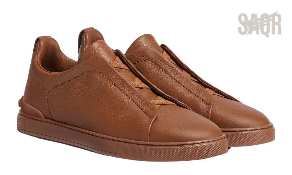 Zegna Footwear | Triple Stitch All Brown