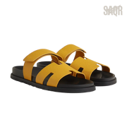 Hermès Chypre Sandals – Jaune Topaze - View 1