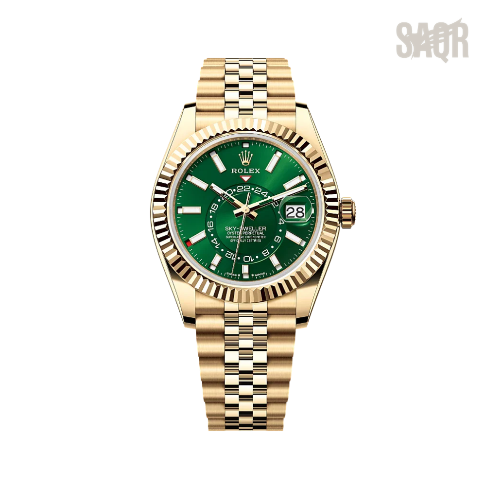 Rolex Watch | Sky-Dweller Yellow/Green